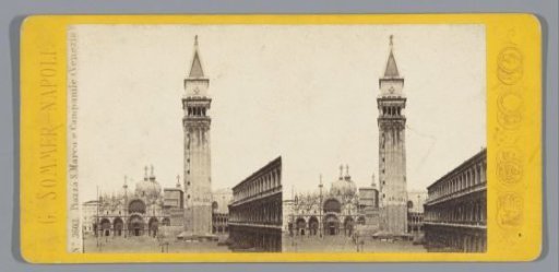 View of St. Mark's Square with the Campanile of Venice