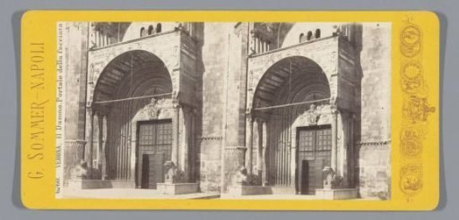 View of the portal of the Cathedral of Verona