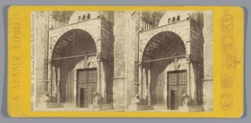View of the portal of the Cathedral of Verona