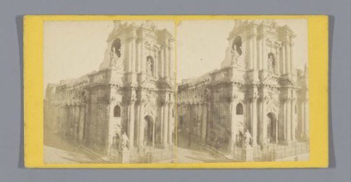 View of the Cathedral of Syracuse