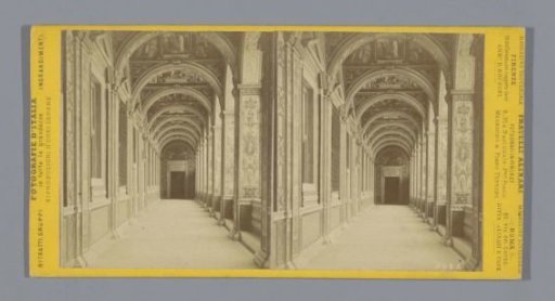 Interior of the Loggia of Raphael in the Apostolic Palace in Vatican City