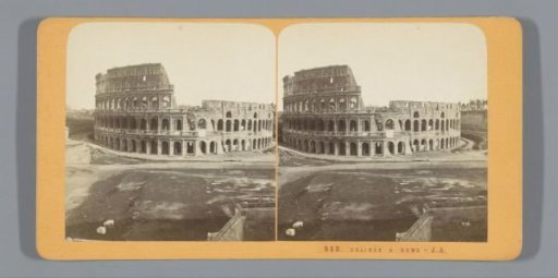 View of the Colosseum in Rome