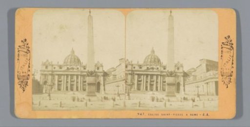 View of St. Peter's Basilica in Rome