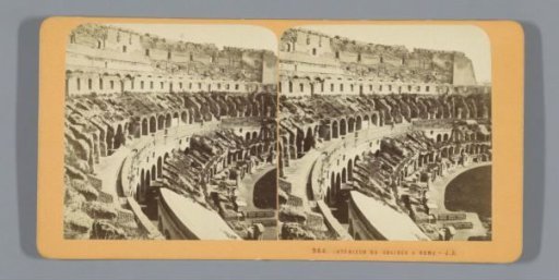 Interior of the Colosseum in Rome