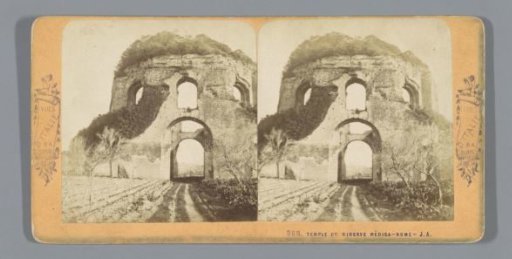 View of the Temple of Minerva Medica in Rome