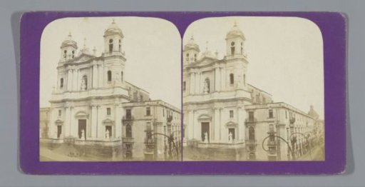 View of the San Francesco d'Assisi all'Immacolata in Catania