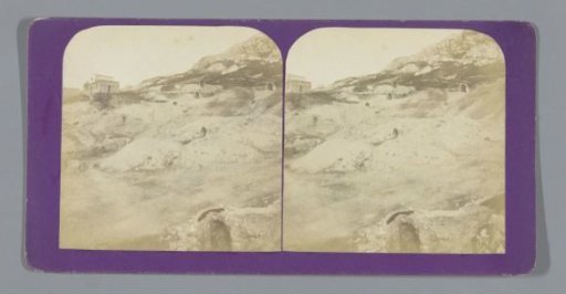 View of the sulphur mines of Agrigento