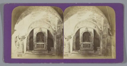 View of the crypt of the Church of San Giovannello, Syracuse