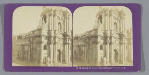 View of the Cathedral of Syracuse