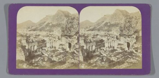 View of the Greek Theatre of Taormina