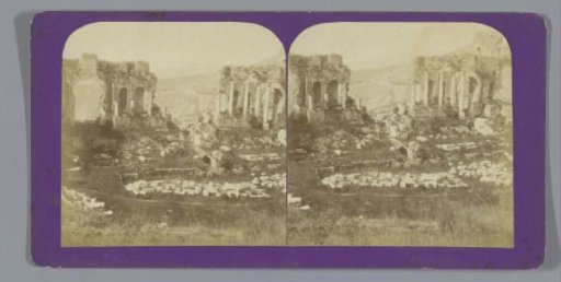 View of the Greek Theatre of Taormina