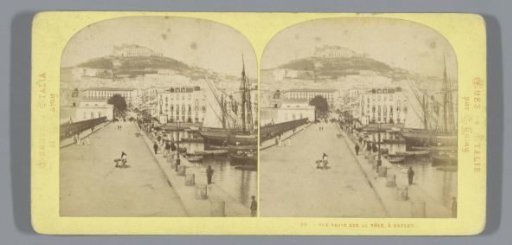 View of Naples from the harbour