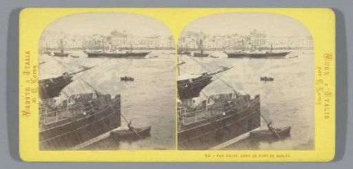 Ships in the harbour of Naples