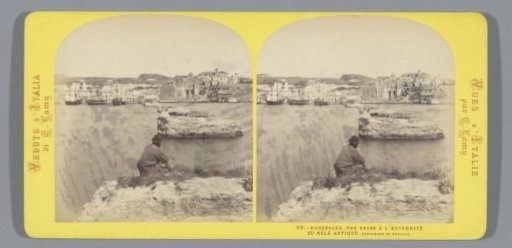 View of Pozzuoli from the breakwater