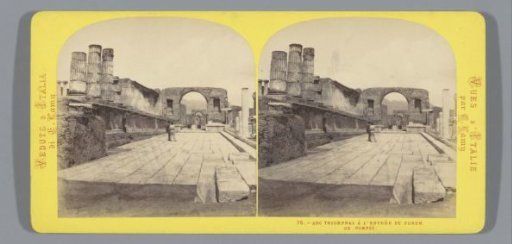 Arch of Tiberius on the Forum of Pompeii