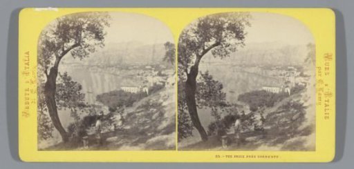 View of the Bay of Naples, seen from the vicinity of Sorrento