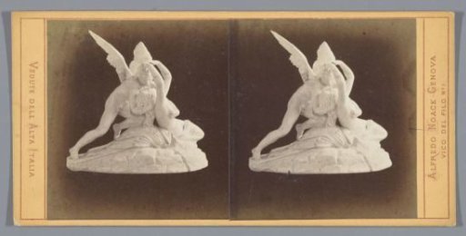 Statue of Amor and Psyche by Adamo Tadolini, in the Villa Carlotta