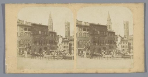 View of the Piazza della Signoria in Florence