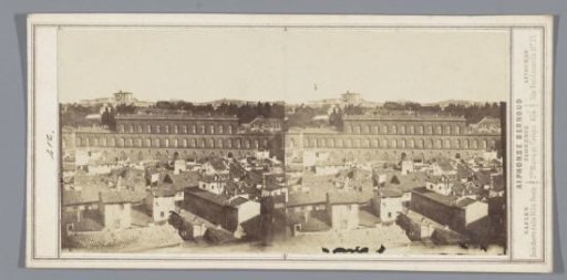 View of Florence, with the Palazzo Pitti in the background