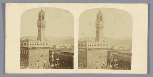 View of the Palazzo Vecchio in Florence
