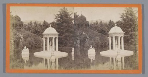 Temple of Diana in the gardens of the Villa Durazzo-Pallavicini at Genoa
