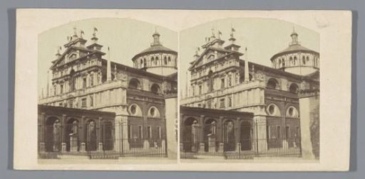 Exterior of Santa Maria delle Grazie at Milan