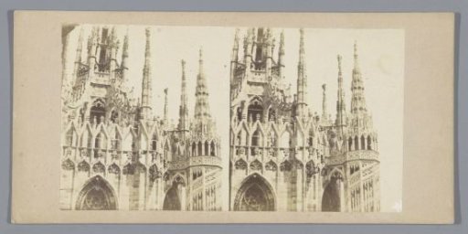 Part of the facade of the Cathedral of Milan