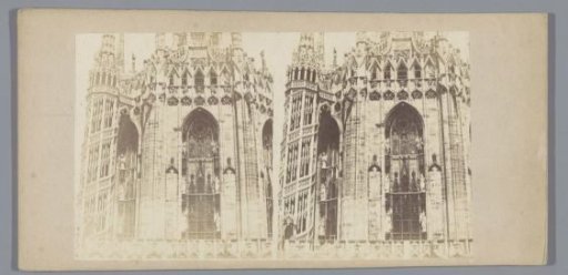 Part of the facade of the Cathedral of Milan