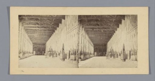 Interior of the Camposanto at Pisa