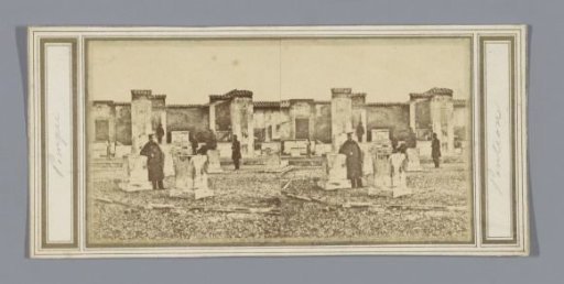 Ruins of the Macellum at Pompeii