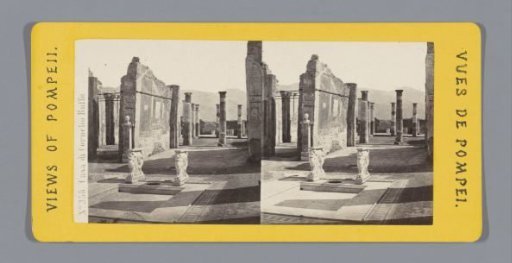 Ruins of the House of Cornelius Rufus at Pompeii