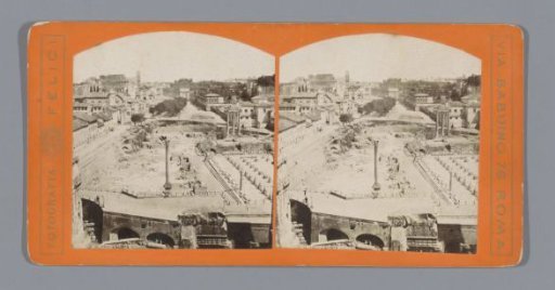 View of the Roman Forum at Rome