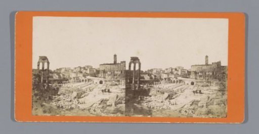 View of the Roman Forum at Rome