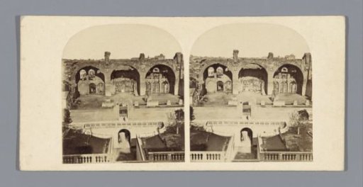 View of the Basilica of Maxentius at Rome