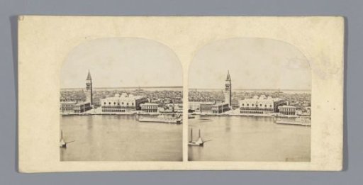 View of Venice, seen from the bell tower of the Basilica di San Giorgio Maggiore