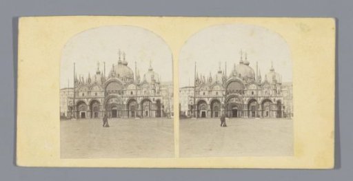 Facade of the Basilica of San Marco in Venice