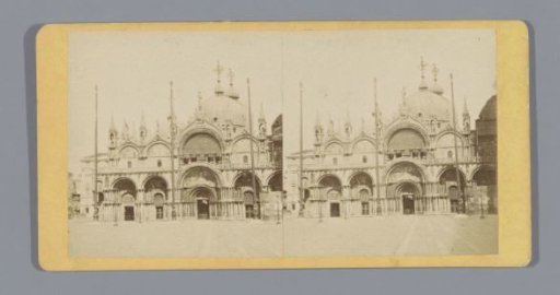 Facade of the Basilica of San Marco in Venice