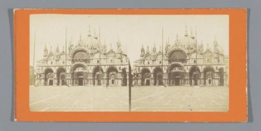 Facade of the Basilica of San Marco in Venice