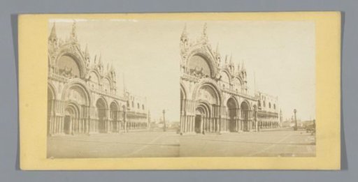 Facade of the Basilica of San Marco in Venice