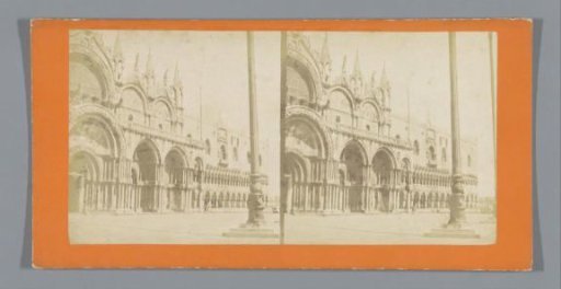 Facade of the Basilica of San Marco in Venice