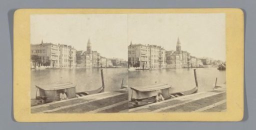 View of the Grand Canal in Venice