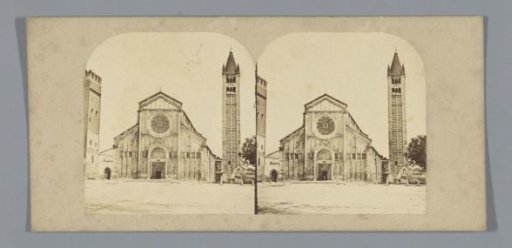 Exterior of the Basilica of San Zeno in Verona