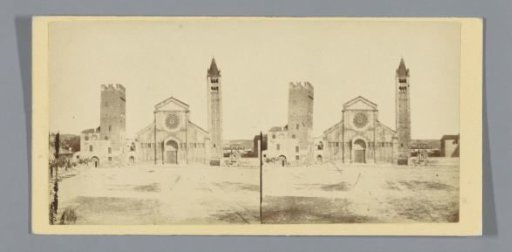 Exterior of the Basilica of San Zeno in Verona