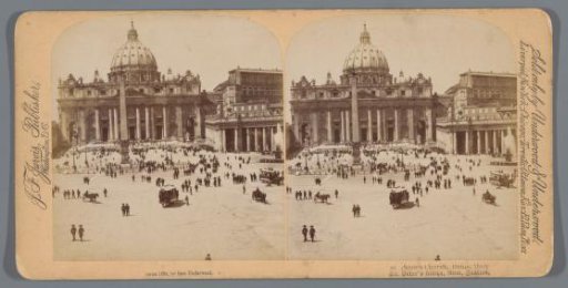 View of St. Peter's Square in Vatican City