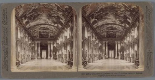 Gallery in the Palazzo Colonna in Rome