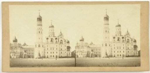 Exterior of the Bell Tower of Ivan the Great in the Kremlin of Moscow