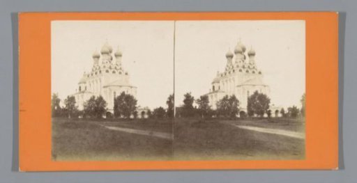 View of a church, possibly in the vicinity of Moscow