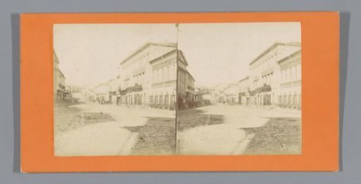 View of the Rue du pont des Marechaux in Moscow