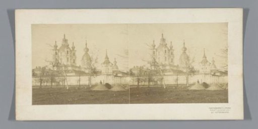 View of the Alexander Nevsky Convent in St. Petersburg