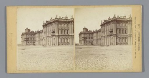 View of the Winter Palace in Saint Petersburg